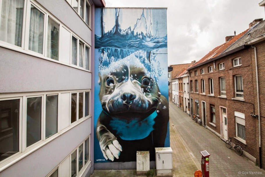 Разрисованные стены в интерьере