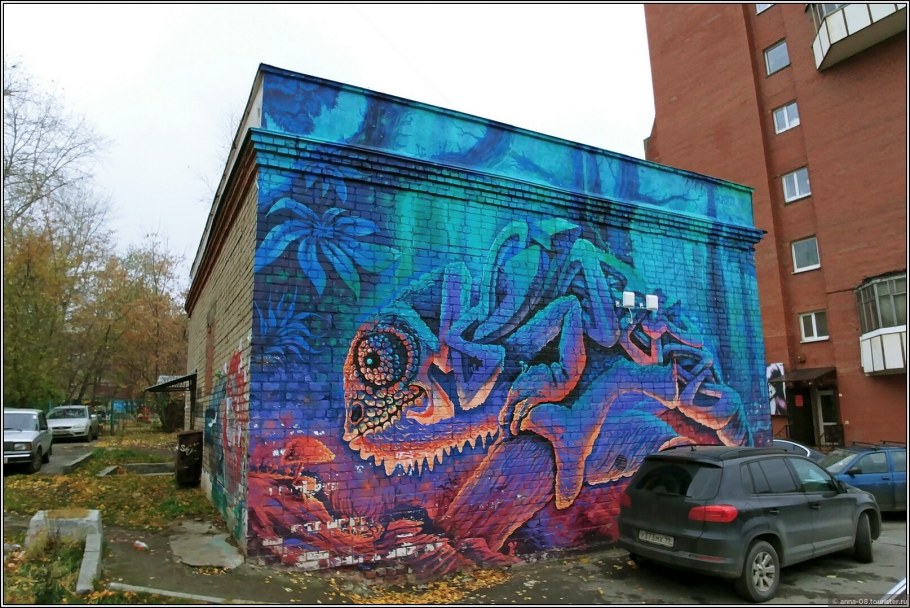 Современная роспись стен