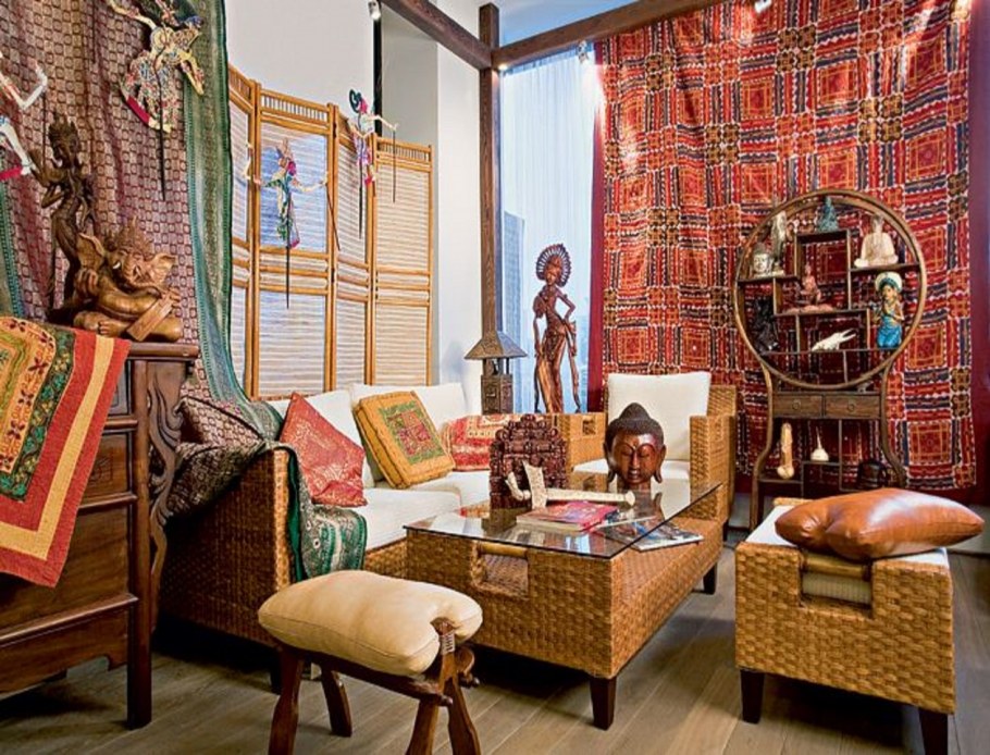 Спальня в этно стиле