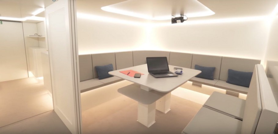 Модульная картина Аэробус