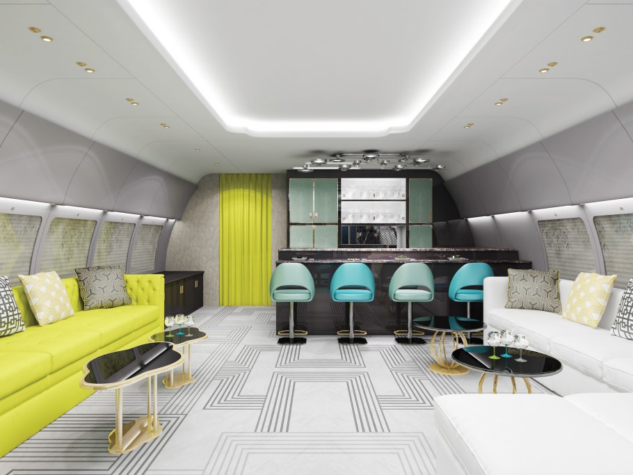 Кухня в самолете интерьер