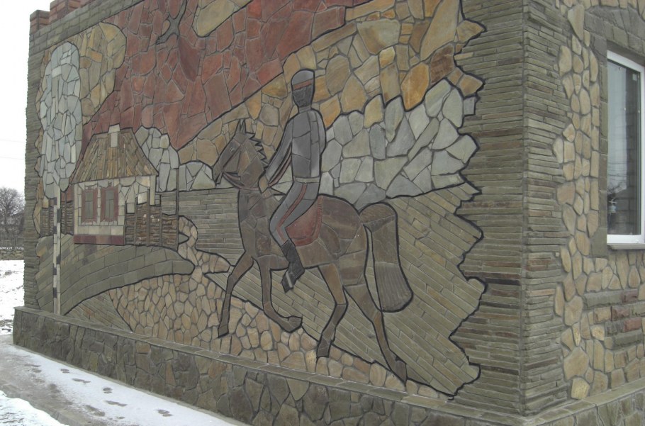 Лапша из натурального камня отделка цоколя