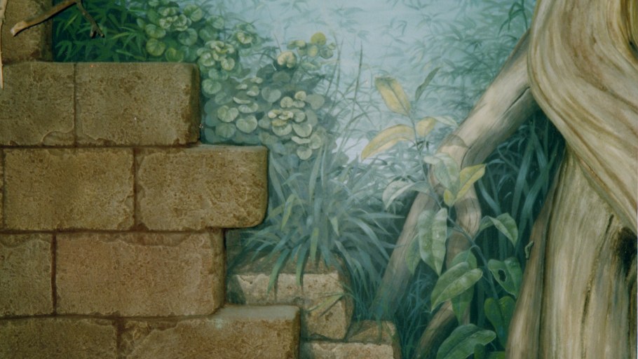 Обои на стену имитация забора