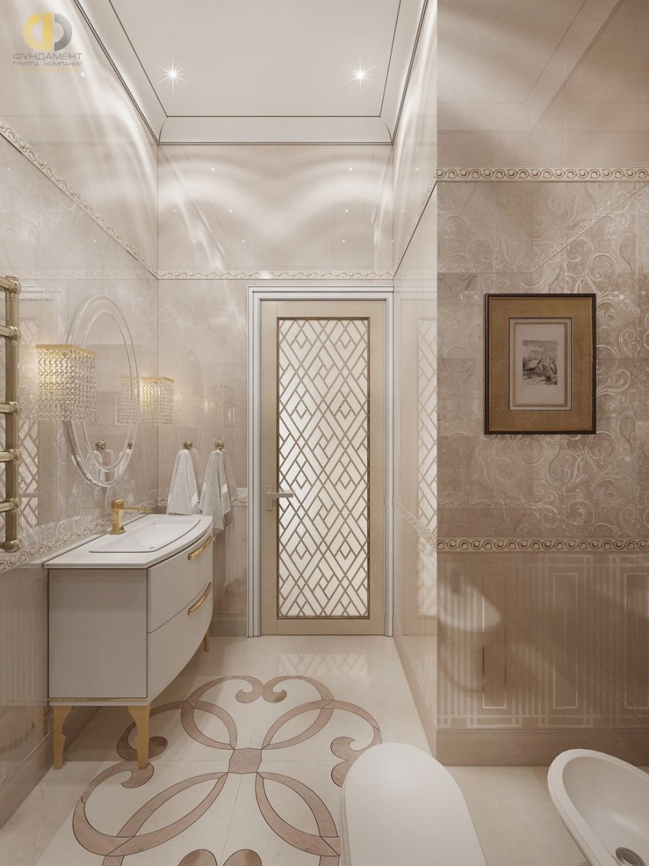 Ванные комнаты Неоклассика арт деко