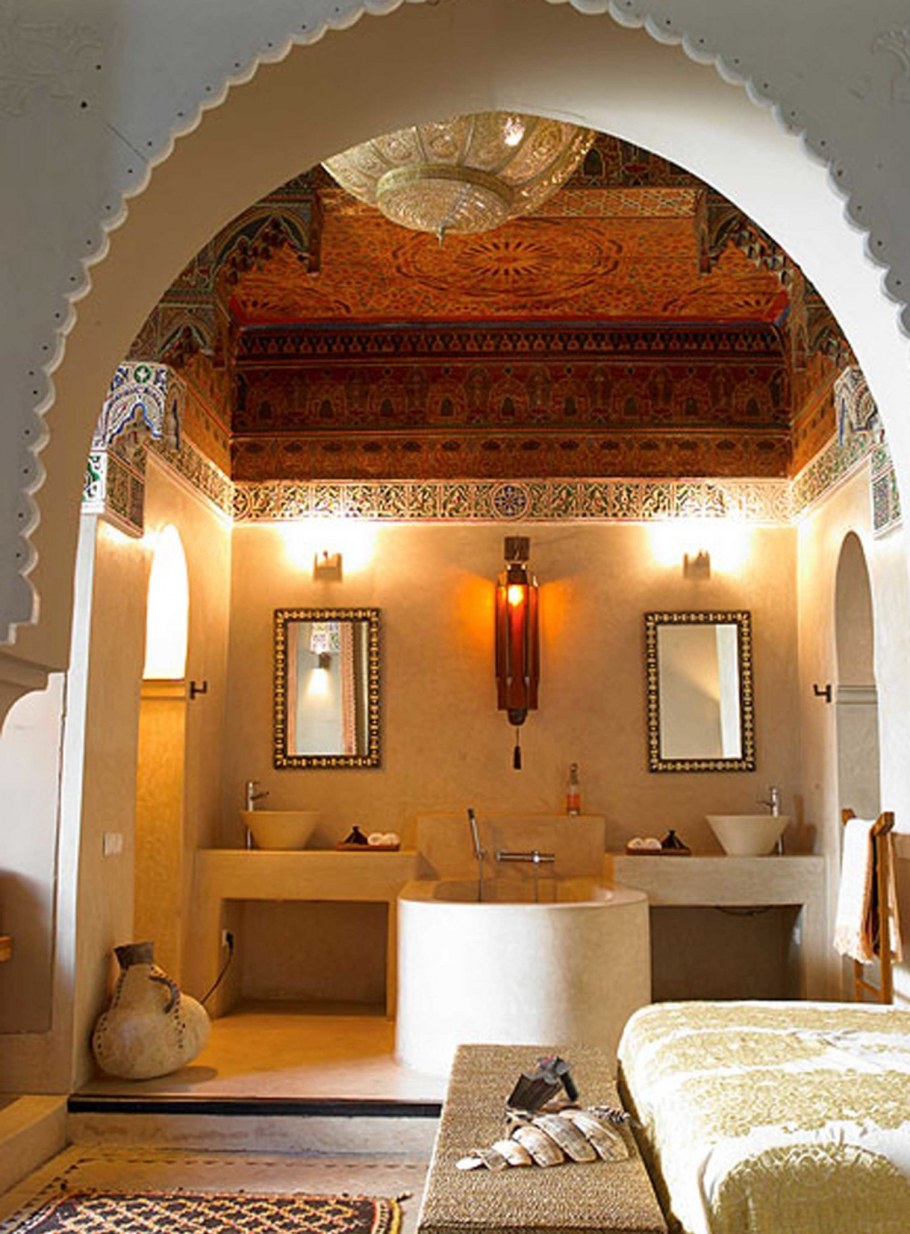 Ванная комната в Восточном стиле Маракеш