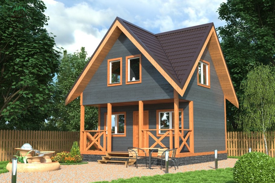 Каркасный домик