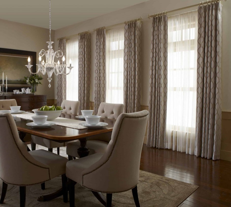 Шторы для столовой-кухни