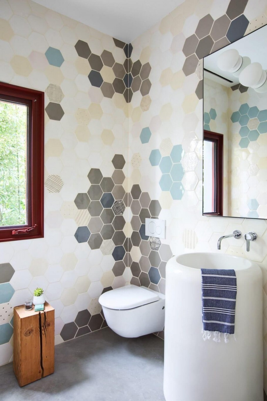 Декор для ванной комнаты на стену