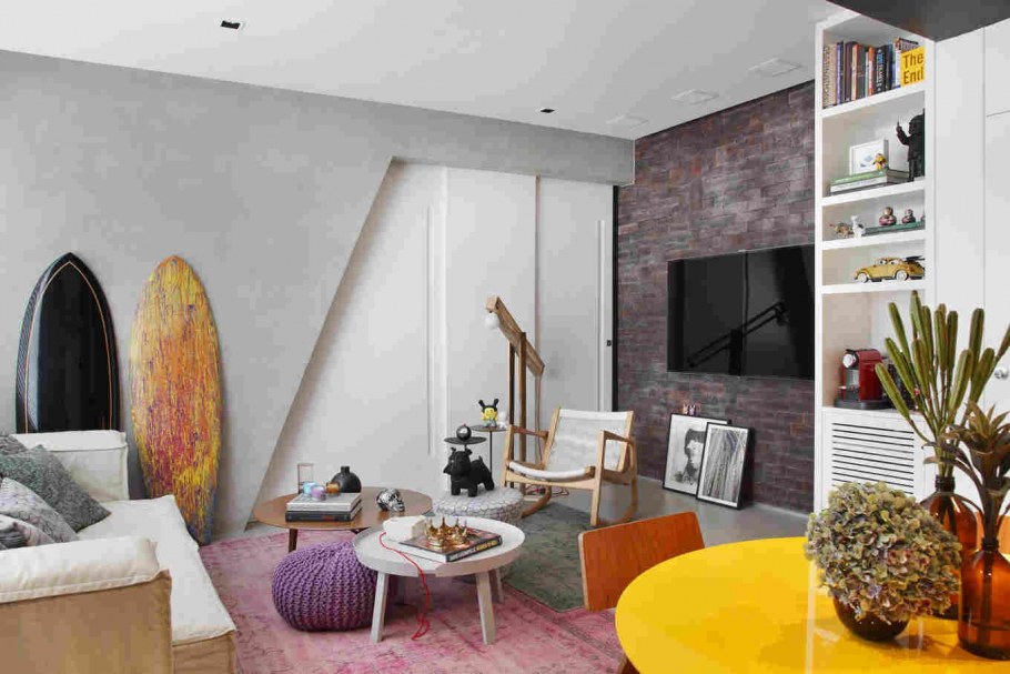 Молодежный интерьер квартиры