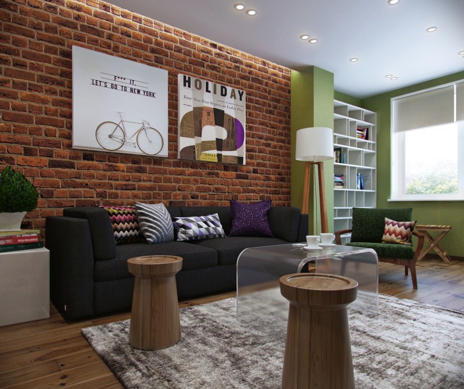 Стильный молодежный интерьер