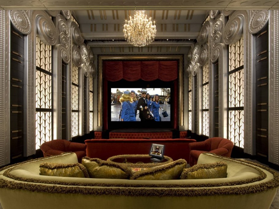 Кинозал в стиле арт деко