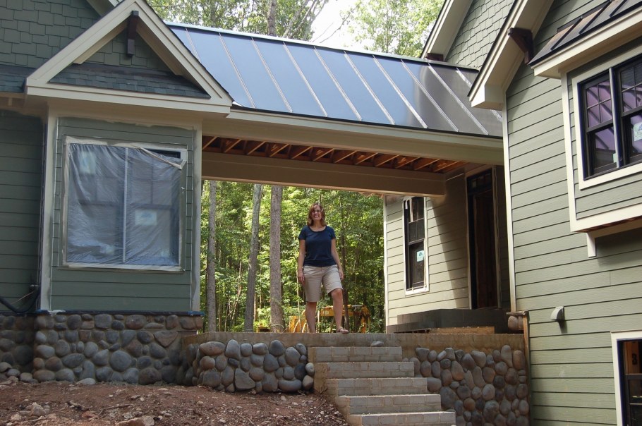 Фасад гаража