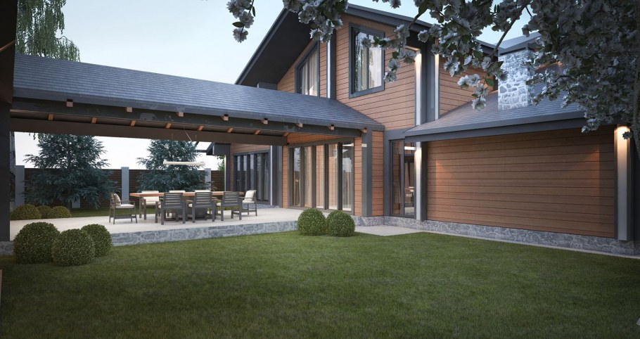 Навес за гаражом