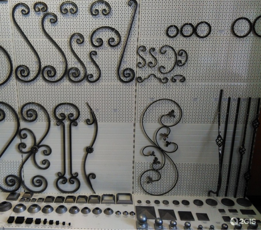 Кованые перегородки в интерьере