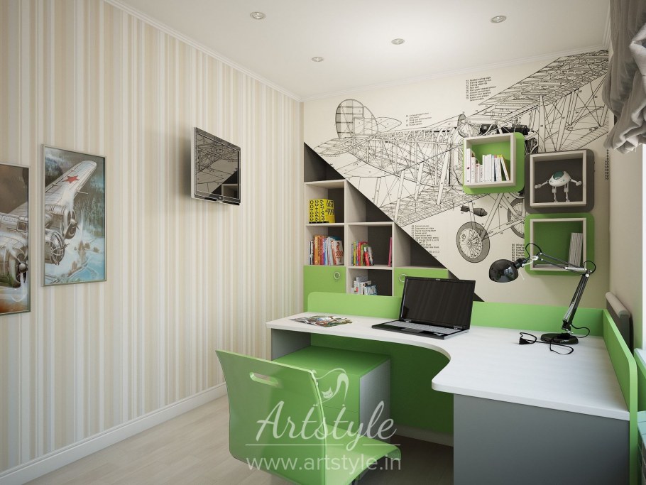 Обои в комнату школьника