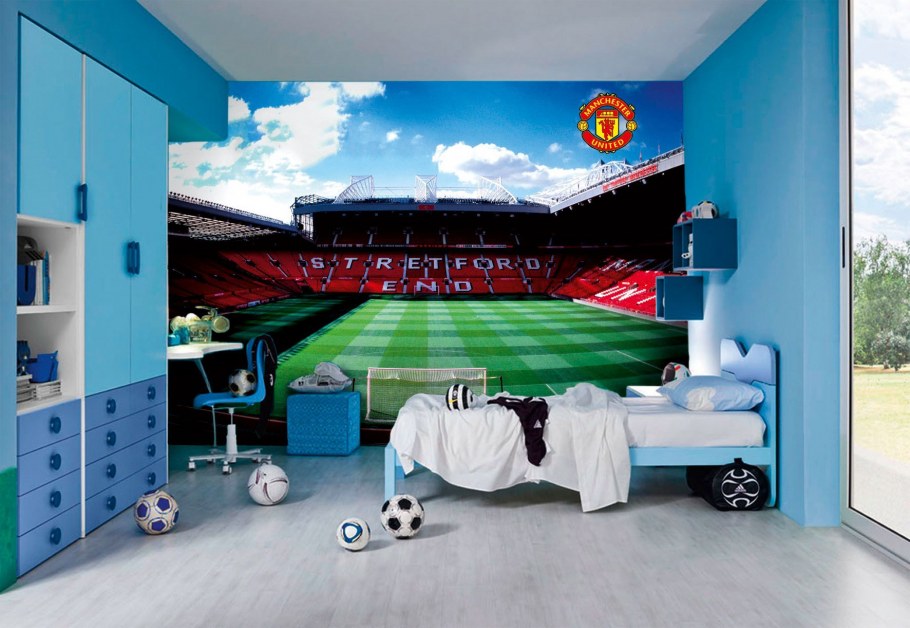 Футбольная комната для подростка