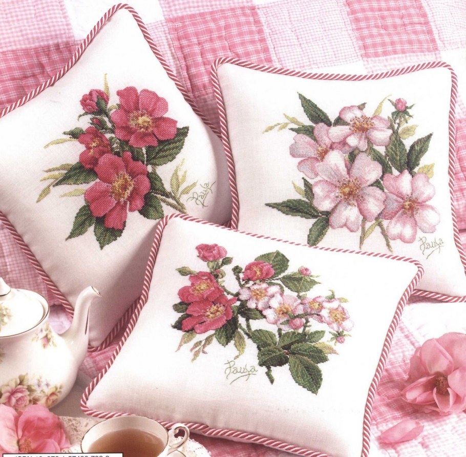 Вышивка в интерьере квартиры