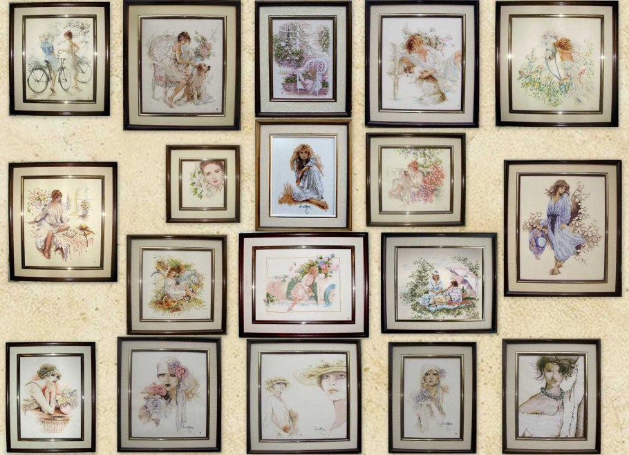 Вышивка Вероник Ажинер Pullman Orient Express