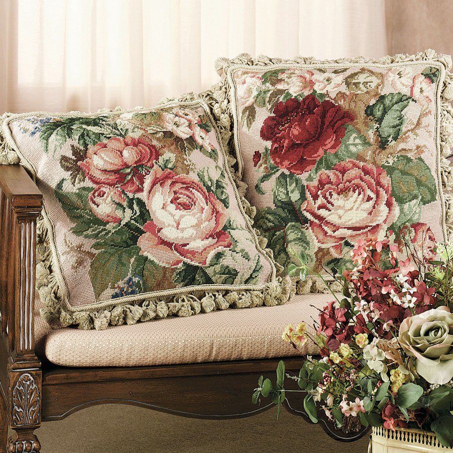 Оформление вышивки