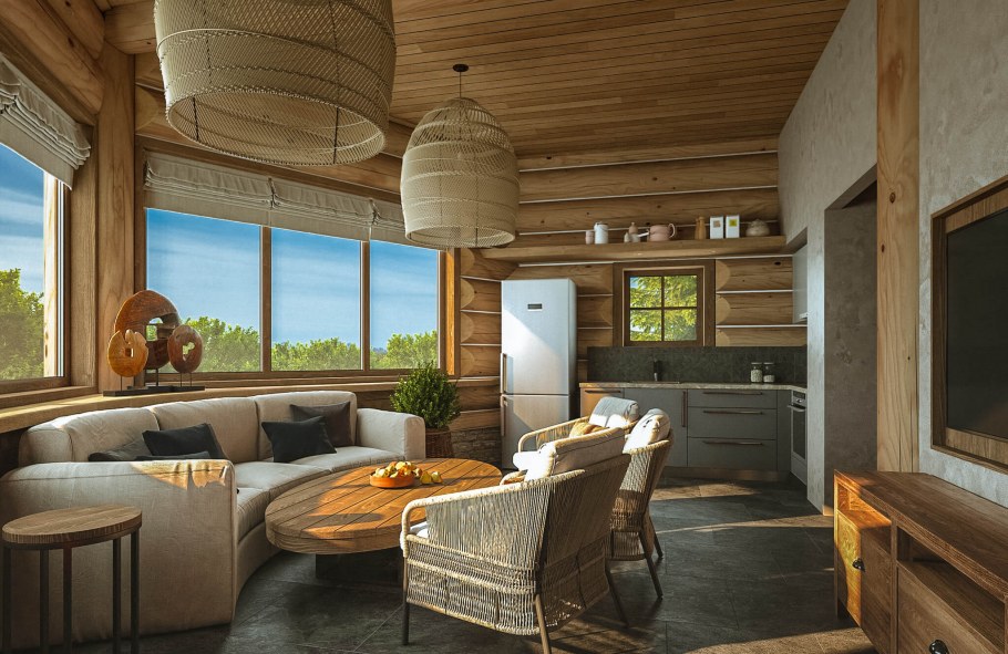 Торговый центр внутри визуализация