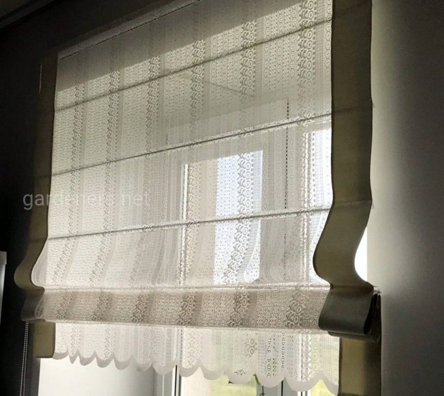 Римские шторы в спальню