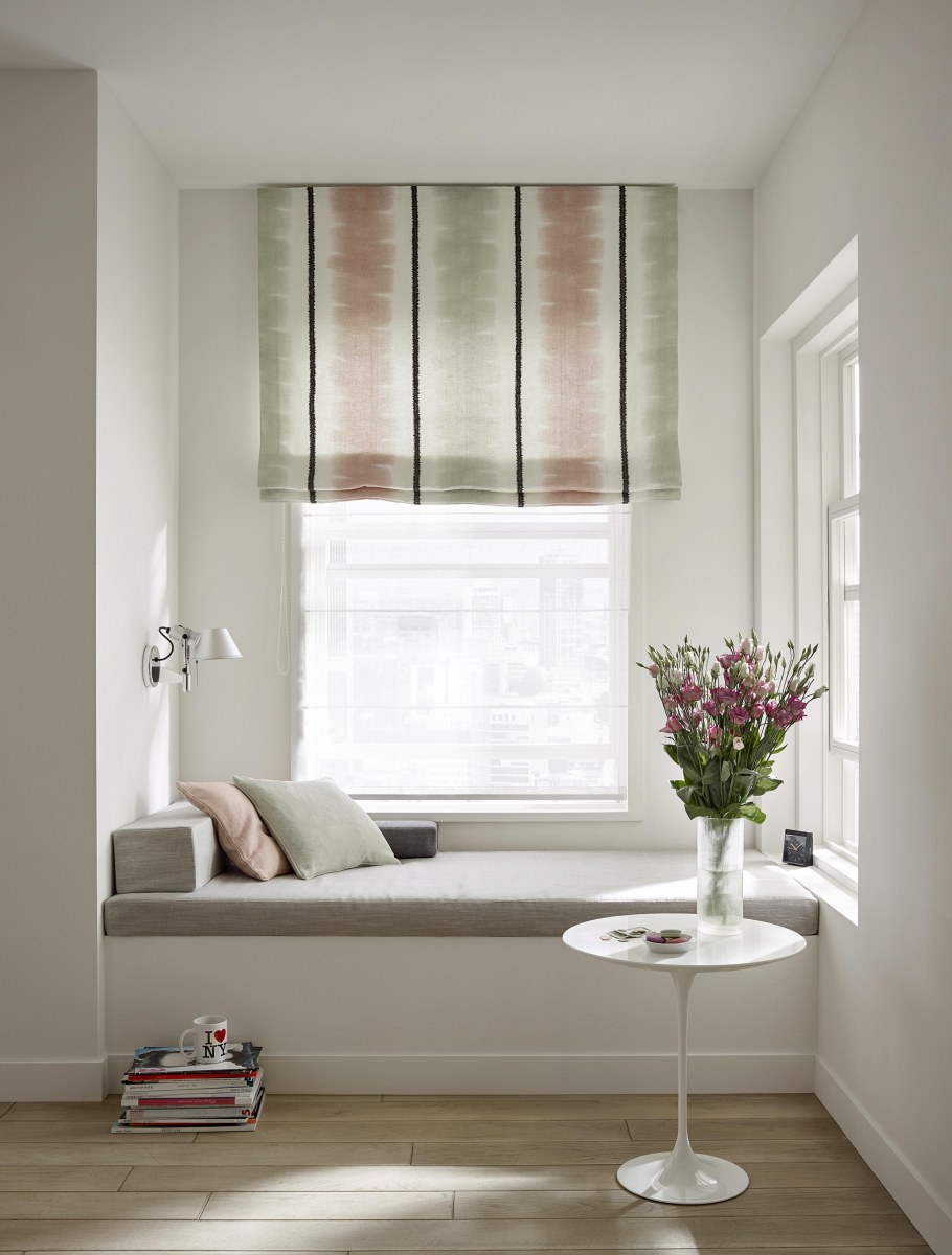 Римская штора Roman Shade 145 +170 серебро