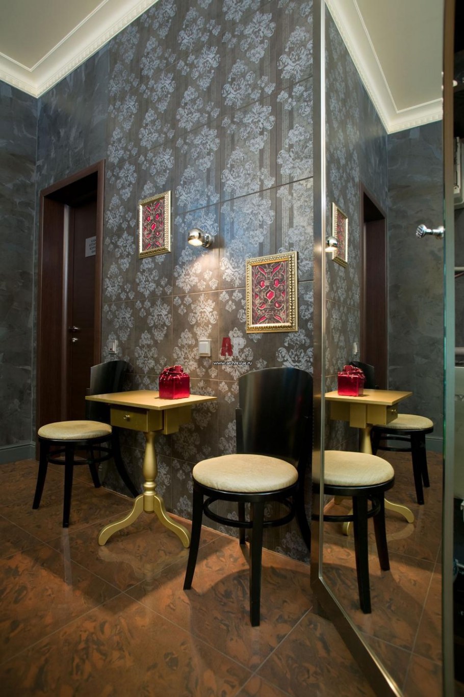 Интерьер салона красоты в стиле Фьюжн