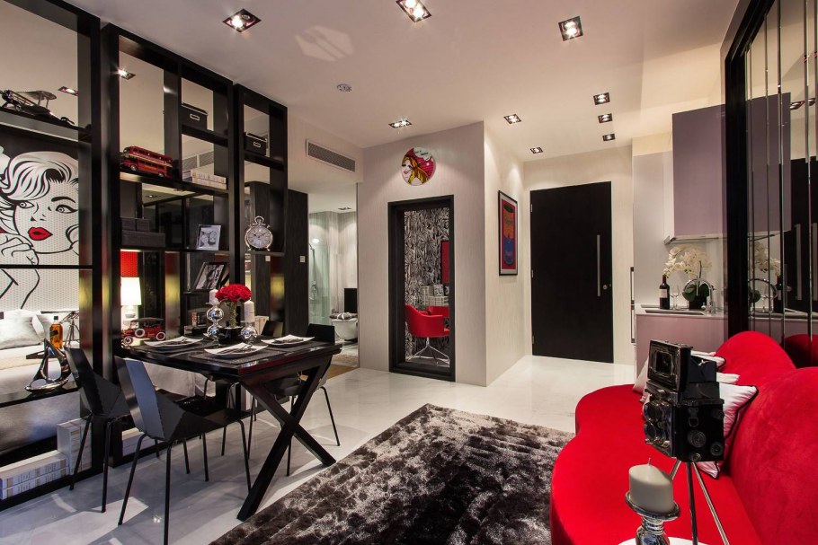 Поп арт в интерьере лофт