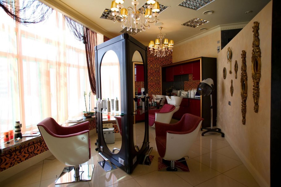 Интерьер салона красоты в стиле Фьюжн