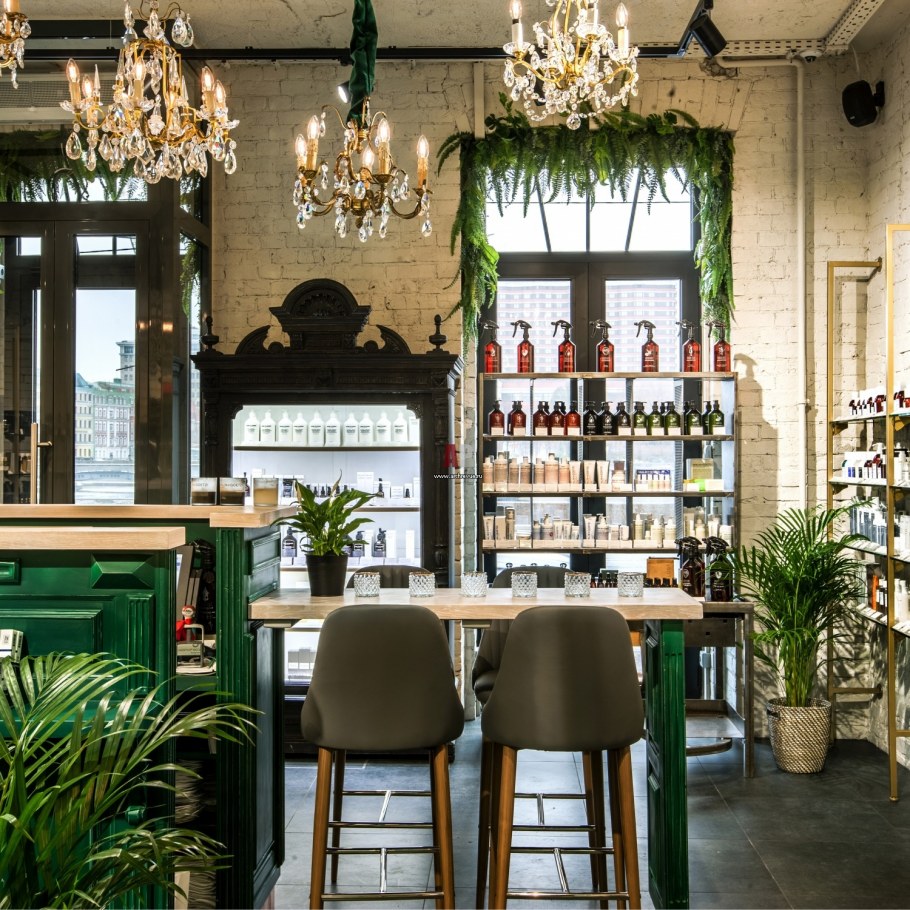 Интерьер салона красоты в стиле Фьюжн