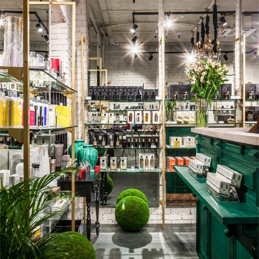 Интерьер салона красоты в стиле Фьюжн