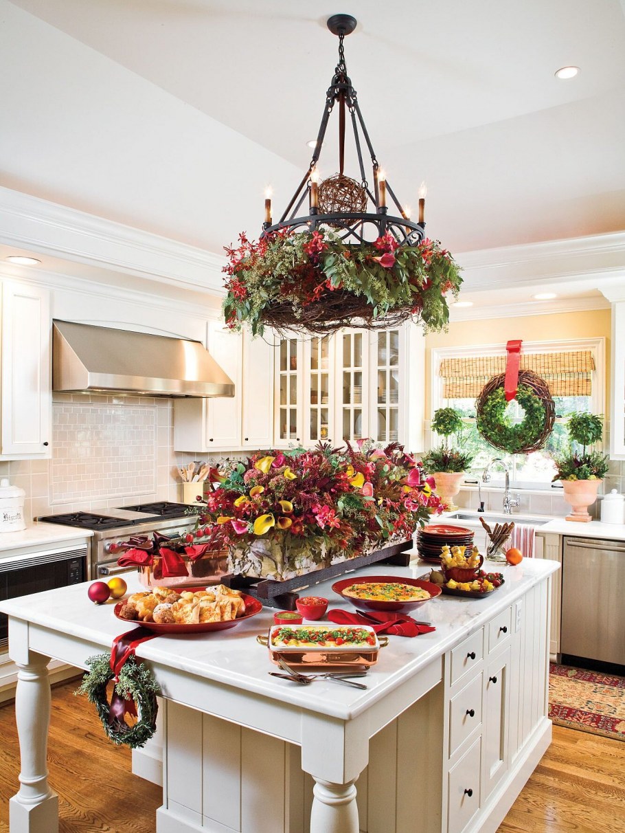 Новогоднее украшение кухни