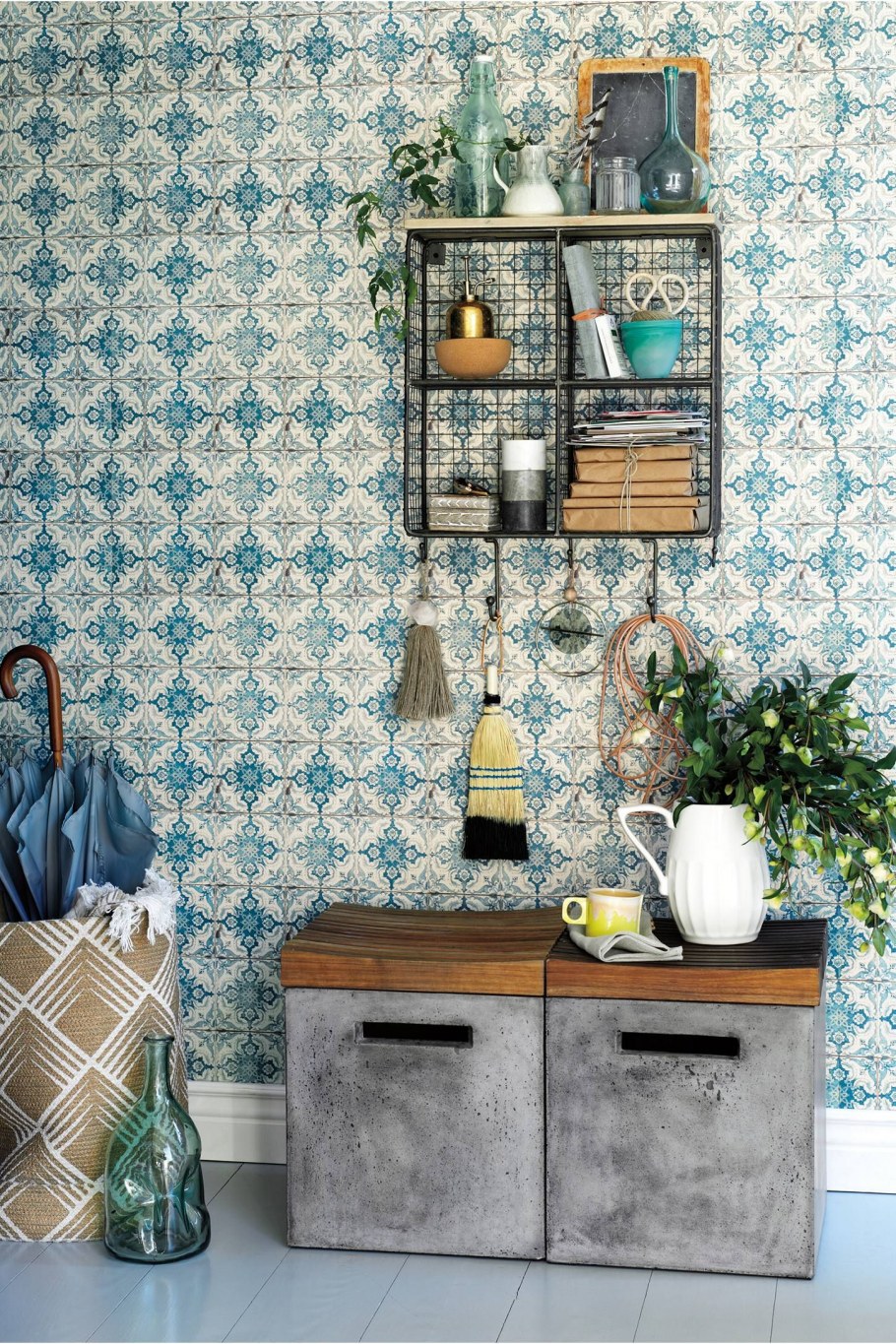 Плитка азулежу прихожая