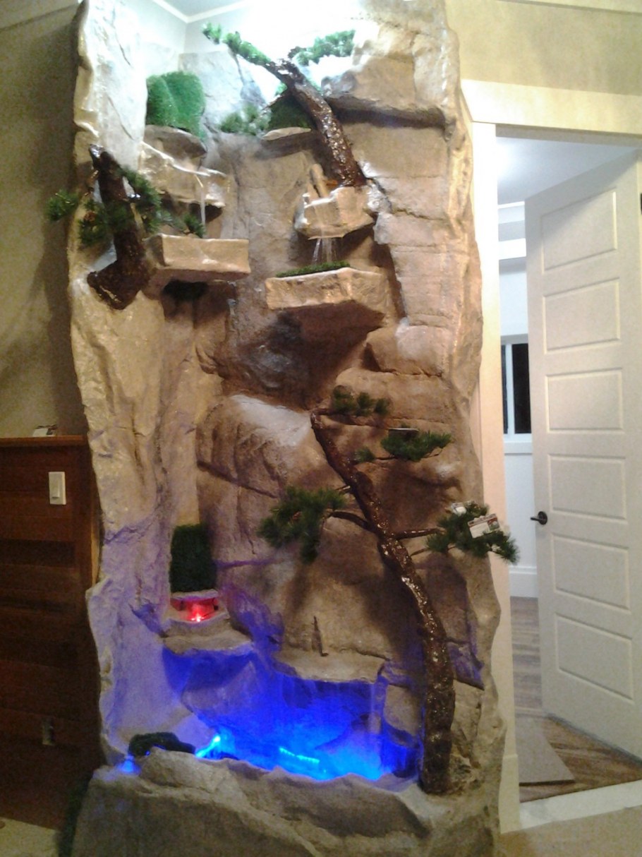 Интерьерные фонтаны и водопады