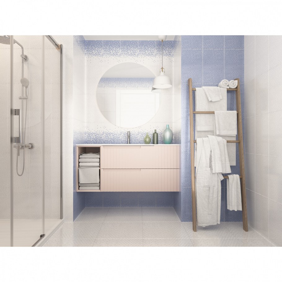 Настенная плитка Unitile Лейла, 40 х 25 см, светло-серая