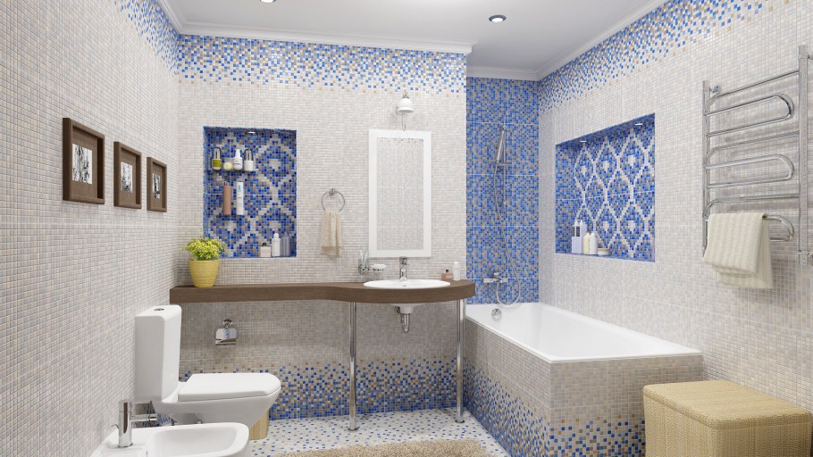 Шамони голубой Шахтинская плитка