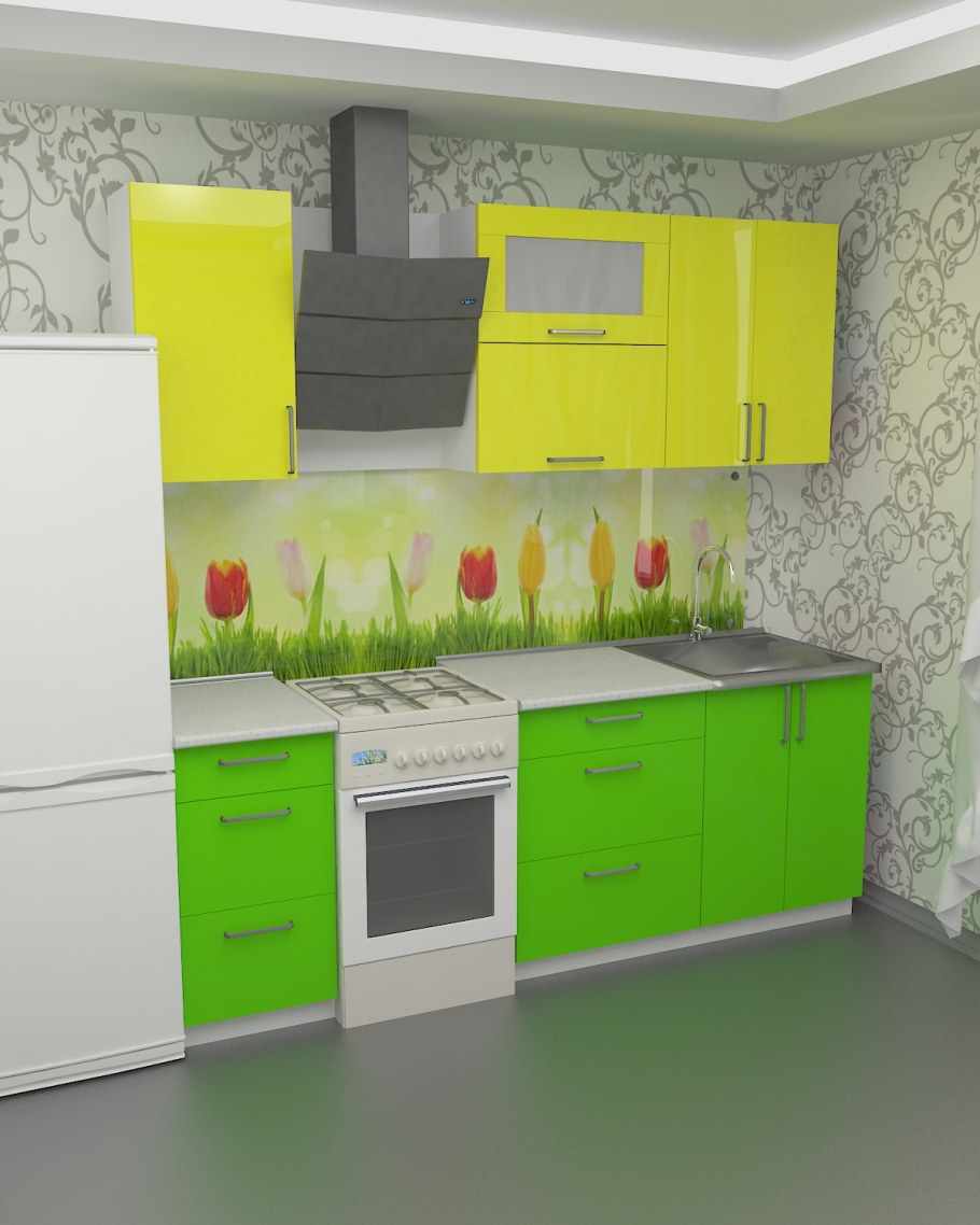 Кухонный гарнитур обычный