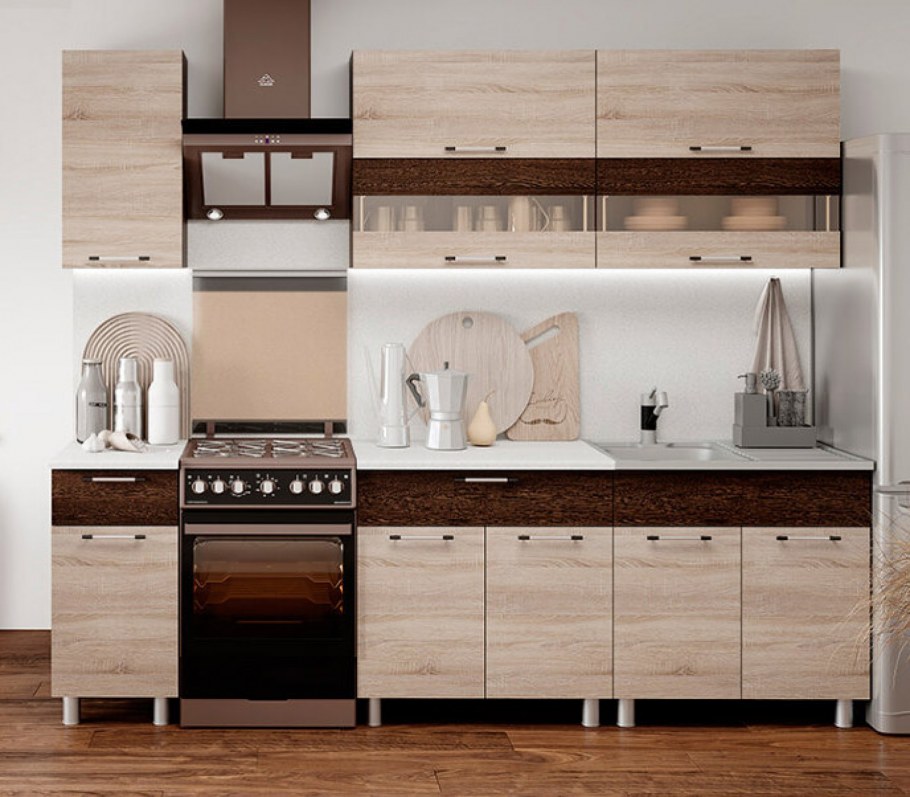 Фото кухни картинка баннер узкая на 180