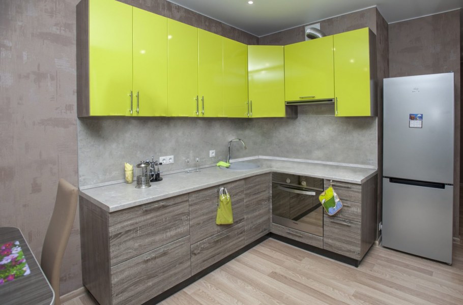 Кухня Трапеза классика угловая 1200х2100