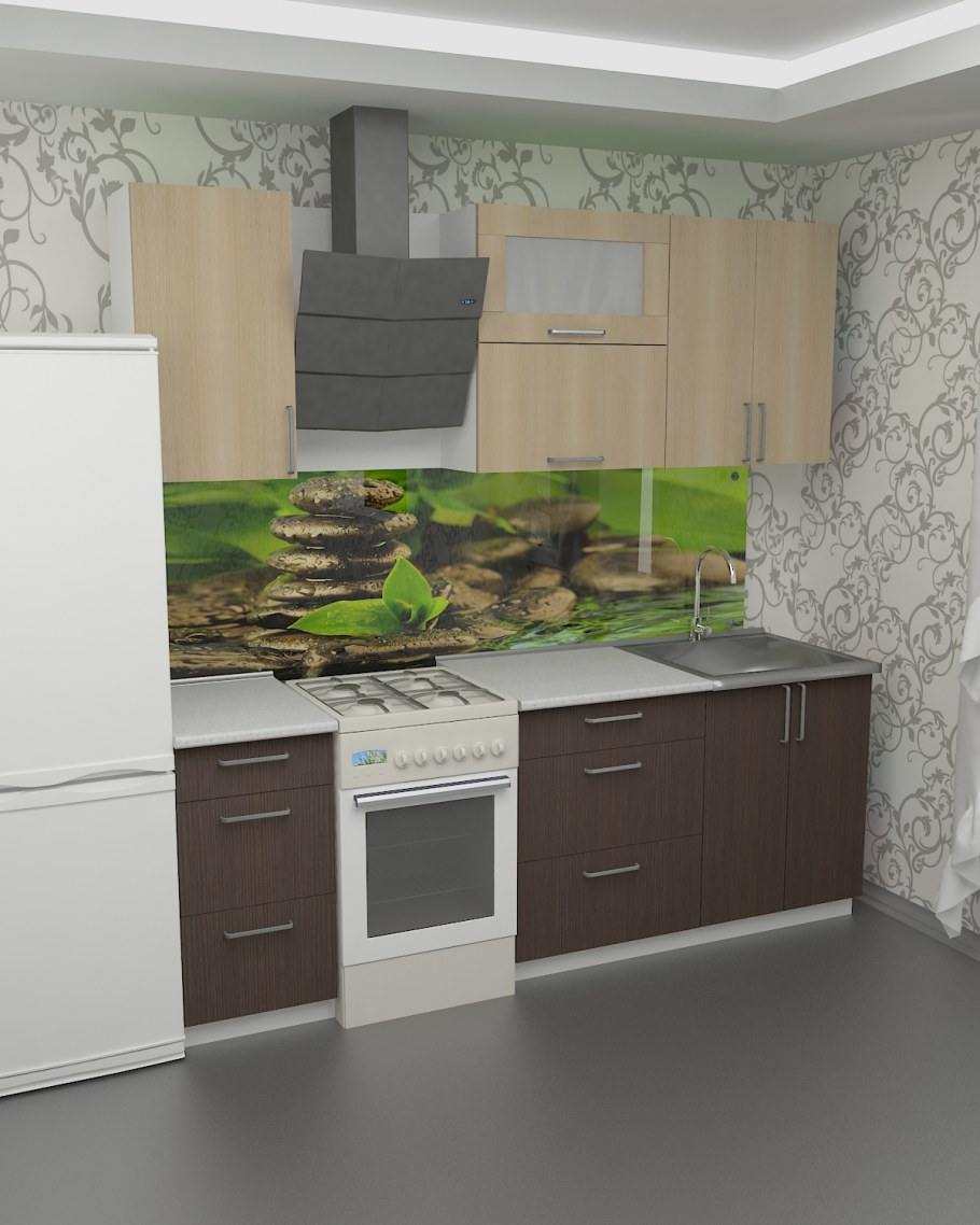 Глубина кухонного гарнитура