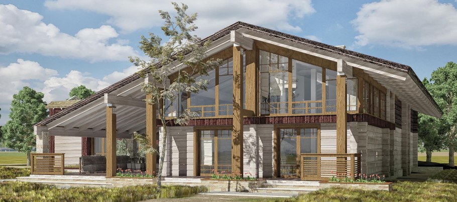 Проект дома из бруса