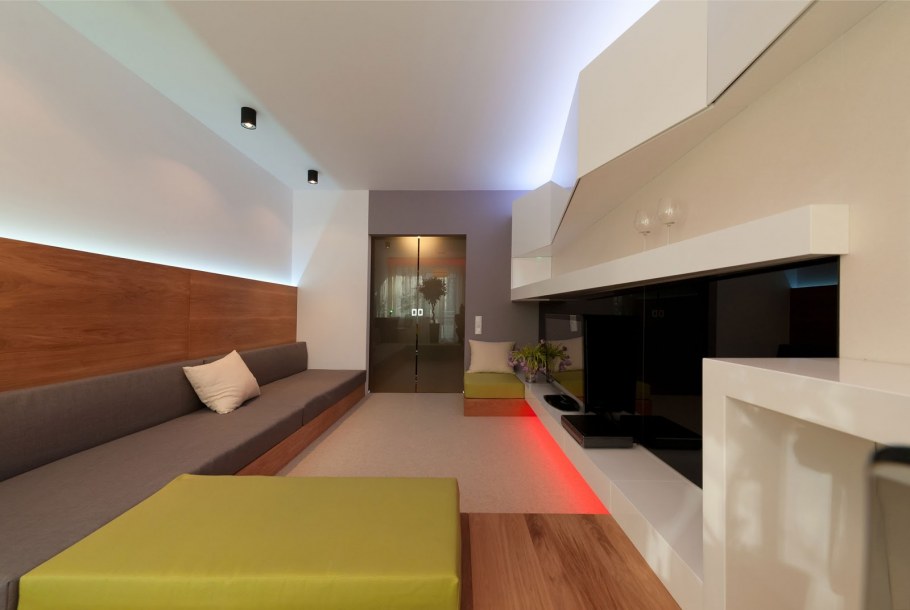 Креативное освещение комнаты