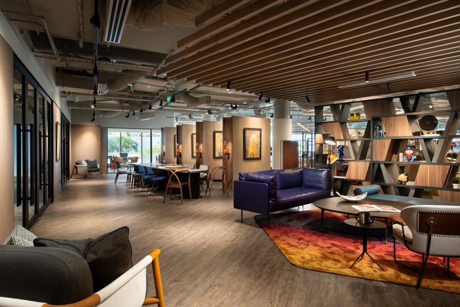 Коворкинг интерьер