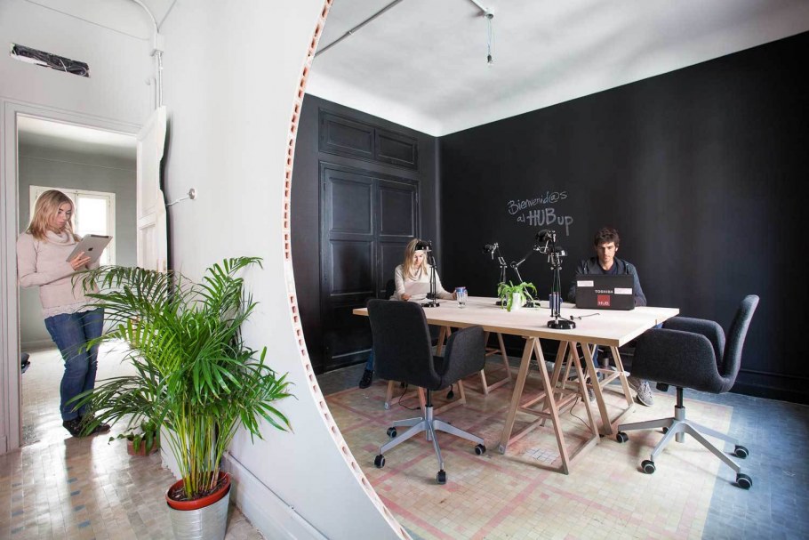 Коворкинг интерьер