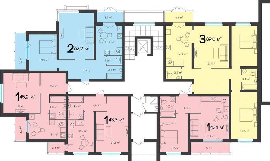 ЖК Ожогино Тюмень этажи