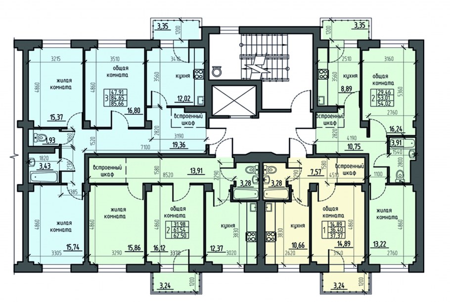 Панельный дом планировка