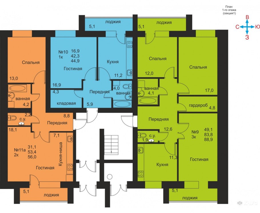 Красноармейская 82а планировки