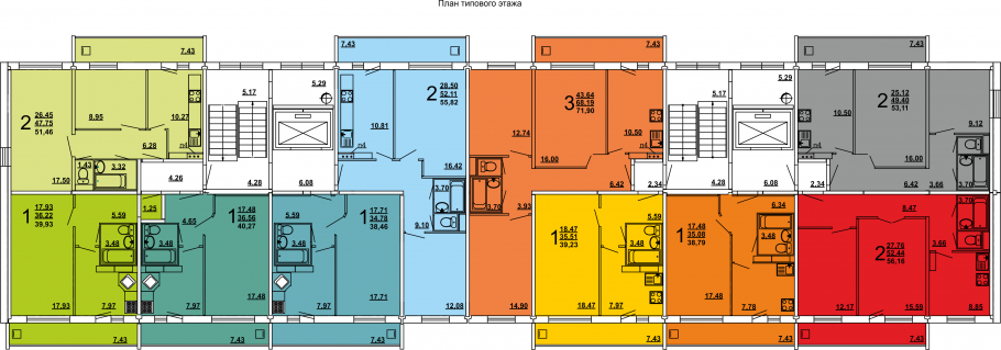 Планировка квартир в панельных домах 9 этажей