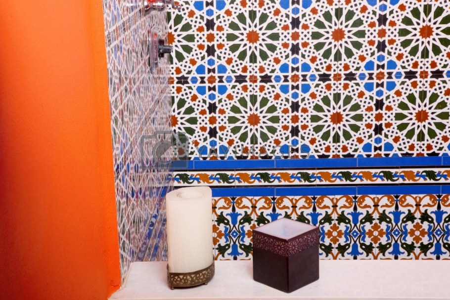 Белая Марокканская плитка