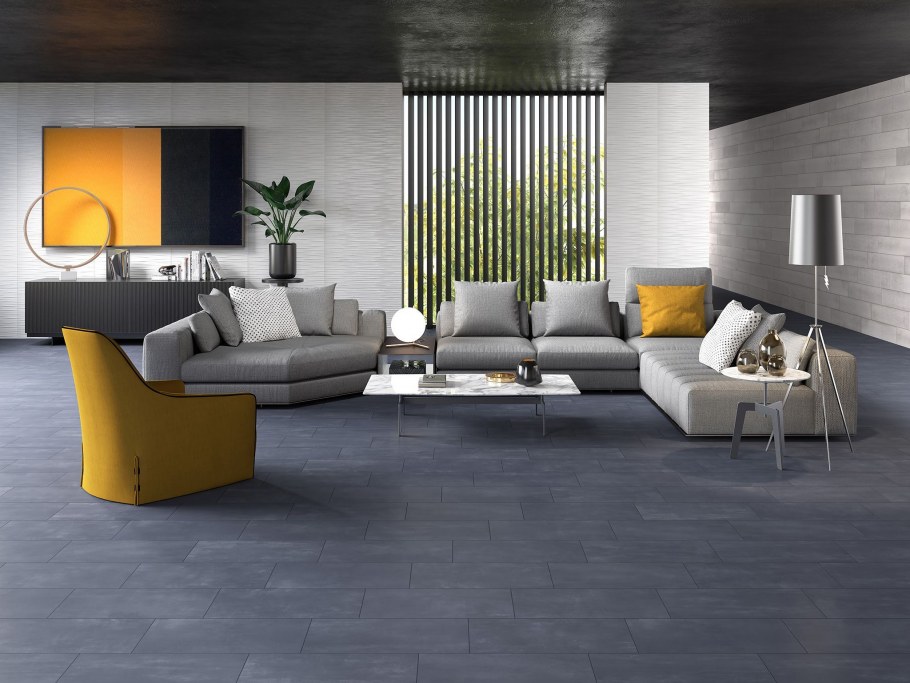 Голубой керамогранит the Room